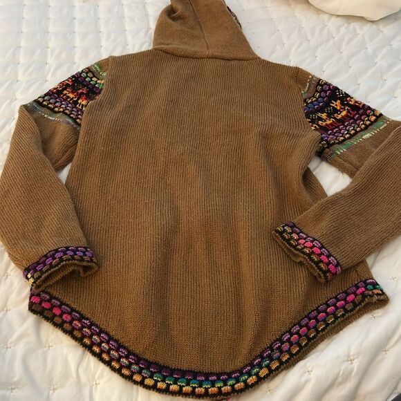 Alpaca knit, cardigans hoodie size small from Peru - Picture 9 of 10
